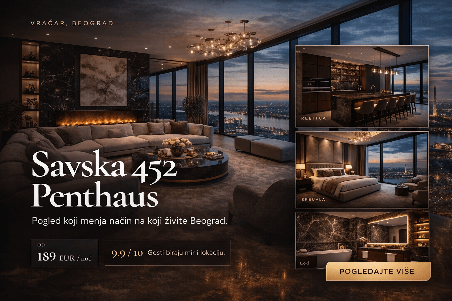 Savska 452 Penthouse — Luxury stay